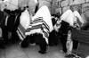 Orthodox Jews praying on 9th of Av at the Western Wall – הספרייה הלאומית