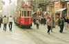 A tram on the street of Istambul.