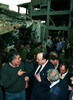 German Foreign Minister Demes Dietrich Gensher came to Israel to show his support during the difficult days of the Gulf War.