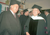South African President Frederik William de Klerk received today the Honorary doctorate of Philosphy from the Bar Ilan University.