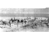 Egyptian soldiers from the surrounded Third Army, crossing the Suez Canal to receive food and drinking water – הספרייה הלאומית