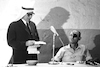 Defence Minister Moshe Dayan met today 14/08/1972 with Mr. Ahmed Kamel Elsadi, Mayor of the Town of Jenin – הספרייה הלאומית