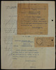 א) 2 מכתבים בגרמנית אל: Vereinigte Fabriken ruer Laboratoriums - bedarr, ברלין, מאת מזכיר התכניון, חיפה. ב)A letter to: J. Axler, c/o. Vacuum Oil Company, Cairo.
