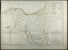 Carte de la route des Israélites depuis leur départ de l'Egypte jusqu'au passage du Jourdain.