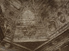 Ceiling, north-west corner. Photograph of: Wooden Synagogue in Hvizdets' (Gwoździec) - Vault Decoration