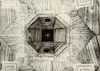 Interior, dome. Photograph of: Wooden Synagogue in Voupa