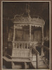 Photograph of: Wooden Synagogue in Hvizdets' (Gwoździec) - Bimah.