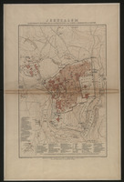 Jerusalem Nach W.Wilson's 1864-65 und Ergänzungen von C.Schick, C.Zimmermann und H.Guthe / "Geograph. Anst. v.Wagner & Debes, Leipzig" ; Red.v.H.Guthe.