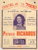 בפעם הראשונה בישראל הזמרת הבינלאומית המהוללת - Patricia Richards – הספרייה הלאומית
