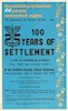 100 years of settlement – הספרייה הלאומית