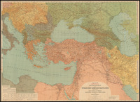 Generalkarte des Türkischen Kriegsschauplatzes : Auf Grund der carte Générale des Provinces Europénnes et Asiatiques de l'Empire Ottoman / von Heinrich Kiepert.