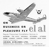On business or pleasure fly El Al – הספרייה הלאומית