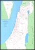 Map of the kibbutzim in Israel [cartographic material].