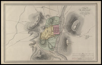 Plan de Jérusalem et de ses environs au temps de Jésus-Christ / Par A.H. Dufour.