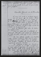 [Minutes of meetings of the Comité juif algérien d'études sociales].