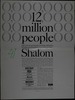 (עלון) 12Million People - Shalom (1) – הספרייה הלאומית