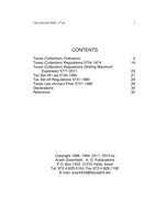 Tax collection : includes Taxes (collection) ordinance ; Tax set-off law 5740-1980 ; and related subsidiary legislation / Aryeh Greenfield - A.G. Publications.