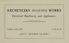 Kremenezky Works - Electrical Machinery And Appliances – הספרייה הלאומית