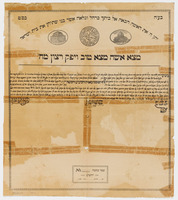 כתובה. ירושלים, ישראל. תרס"ב.