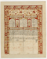 כתובה. סננדג', איראן. תרס"ב.