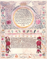 כתובה. בומבי, הודו. תרמ"ב.