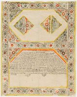 כתובה. המדאן, איראן. תרל"ז.