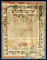 כתובה. איספהאן, איראן. תרס"ג.