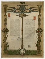 כתובה. פלבן, בולגריה. תרפ"ט.