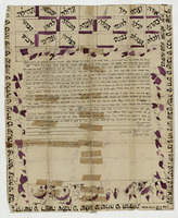 כתובה. כונסאר, איראן. תרנ"ב.