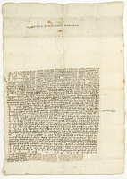 כתובה שומרונית. שכם, גדה מערבית. 1813.