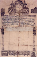 כתובה. המדאן, איראן. תרמ"ה.