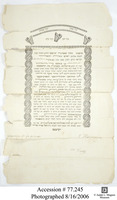 כתובה. ניו אורלינס, לואיזיאנה. תר"י.