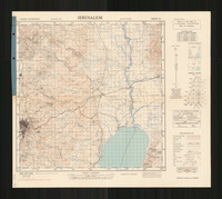 Jerusalem / Compiled, drawn & reproduced by Survey of Palestine. הדפס ע"י שרות המפות והצלומים.