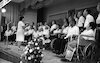 ראשת הממשלה, גולדה מאיר, התארחה באירוע של ארגון מלב"ן לכבוד קשישים בנתניה – הספרייה הלאומית