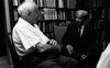 הסופר הערבי איברהים אל כביר נפגש עם דוד בן גוריון בביתו בתל אביב – הספרייה הלאומית