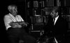 Arab writer Ibrahim El Kabir meting with David Ben Gurion at his home in Tel Aviv – הספרייה הלאומית