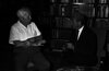 Arab writer Ibrahim El Kabir meting with David Ben Gurion at his home in Tel Aviv – הספרייה הלאומית