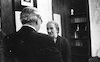George Brown visiting PM Golda Meir – הספרייה הלאומית