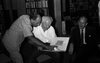 ראש הממשלה לשעבר, דוד בן גוריון, קיבל היום משלחת מדרום אפריקה – הספרייה הלאומית