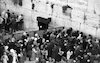 The traditional Cohanim (priests) blessing at the Western Wall in Jerusalem – הספרייה הלאומית