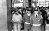 תצלום שצולם ביום לווייתו של נשיא המדינה זלמן שזר – הספרייה הלאומית