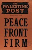 Palestine Post - Peace front firm – הספרייה הלאומית
