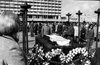 A religious ceremony was held at the Tel Aviv Municipality Plaza for the remains of the Jewish Community of Lodz, Poland who were perished during the Holocaust of the Nazi Regime – הספרייה הלאומית