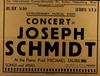 Extraordinary musical event - concert by Joseph Schmidt – הספרייה הלאומית