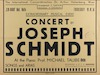 Extraordinary musical event - concert by - Joseph Schmidt – הספרייה הלאומית