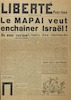 Le MAPAI veut enchainer Israel – הספרייה הלאומית