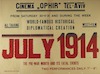 Cinema Ophir - jULY 1914 – הספרייה הלאומית