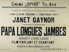 Cinema Ophir - Papa Longues Jambes – הספרייה הלאומית