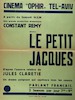Cinema Ophir - Le Petit Jacques – הספרייה הלאומית