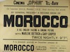 By general request a second week of - Morocco.